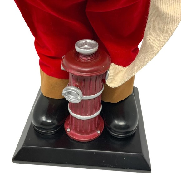 Fireman Santa Fire Hose Hydrant Christmas Firefighter Decor - Picture 5 of 13